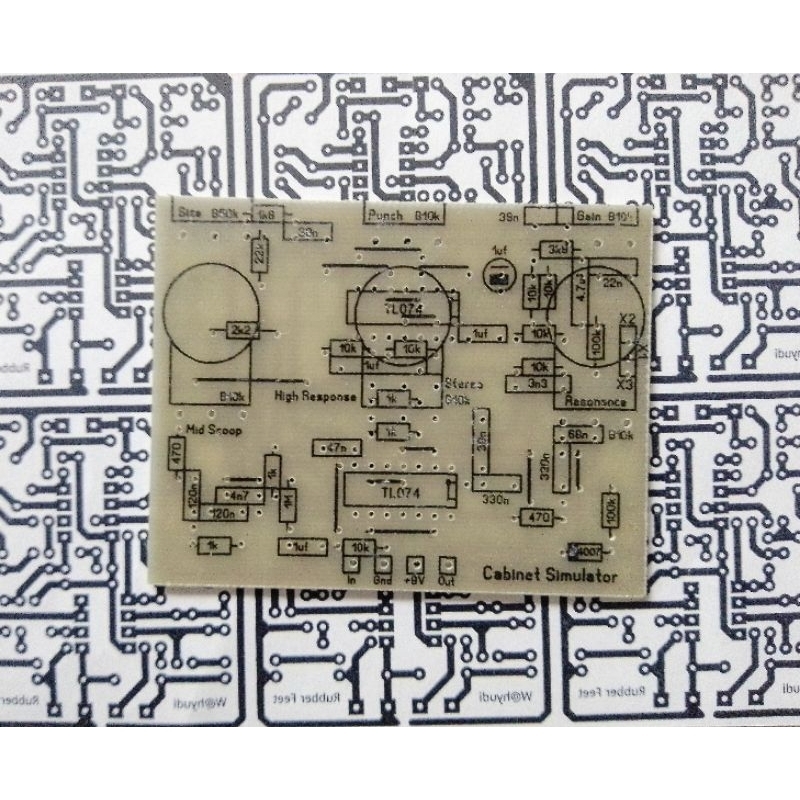 PCB EFEK GITAR CABINET SIMULATOR HERBALISM