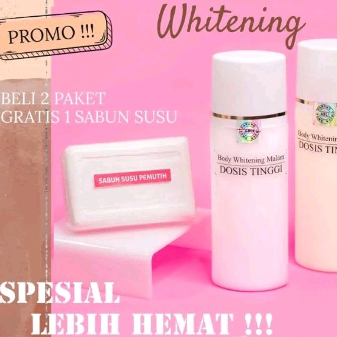 HB PAKET DOSIS TINGGI SUPER WHITHENING [ ORIGINAL ]