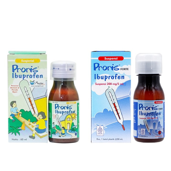 Proris Sirup I Proris Forte Sirup I Sirup Demam, Nyeri Anak