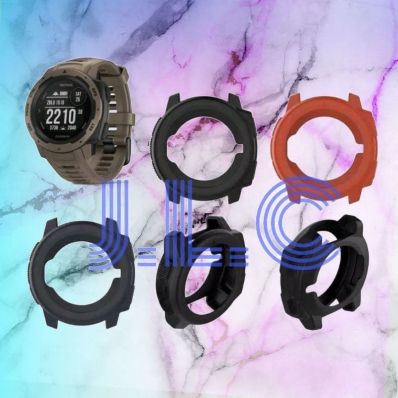 Case Casing Cover Soft Shell Silicone Karet For Garmin Instinct 2 1 Solar Tactical Series Pelindung 