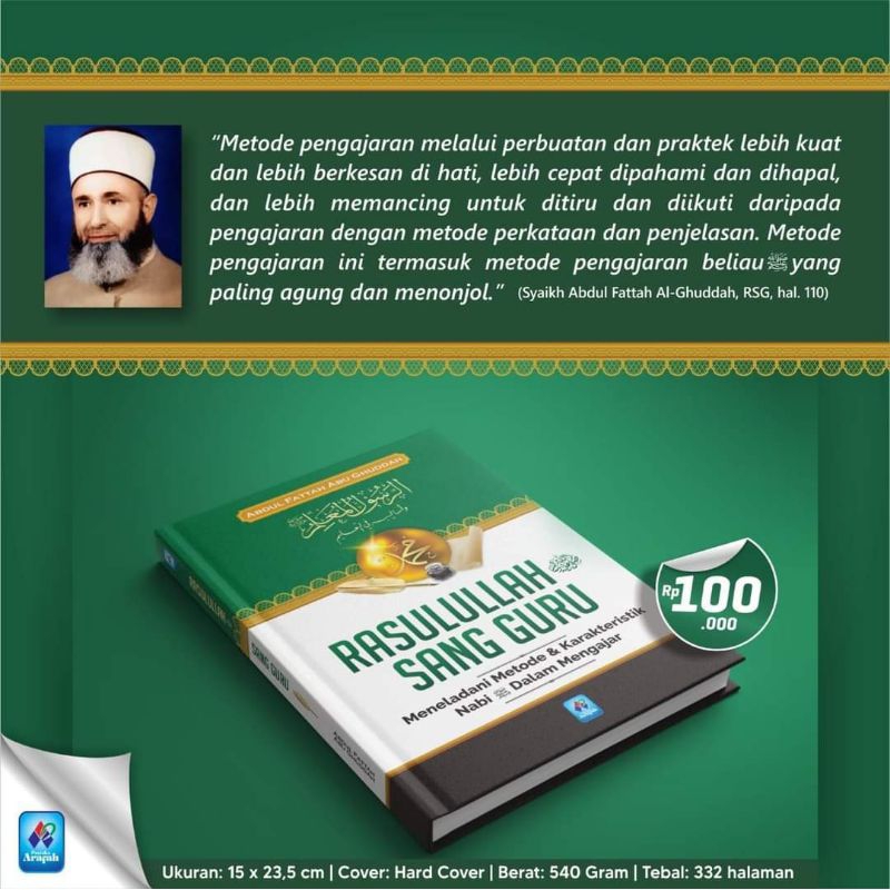 rasulullah sang guru / pengajaran rasulullah / pendidikan nabi