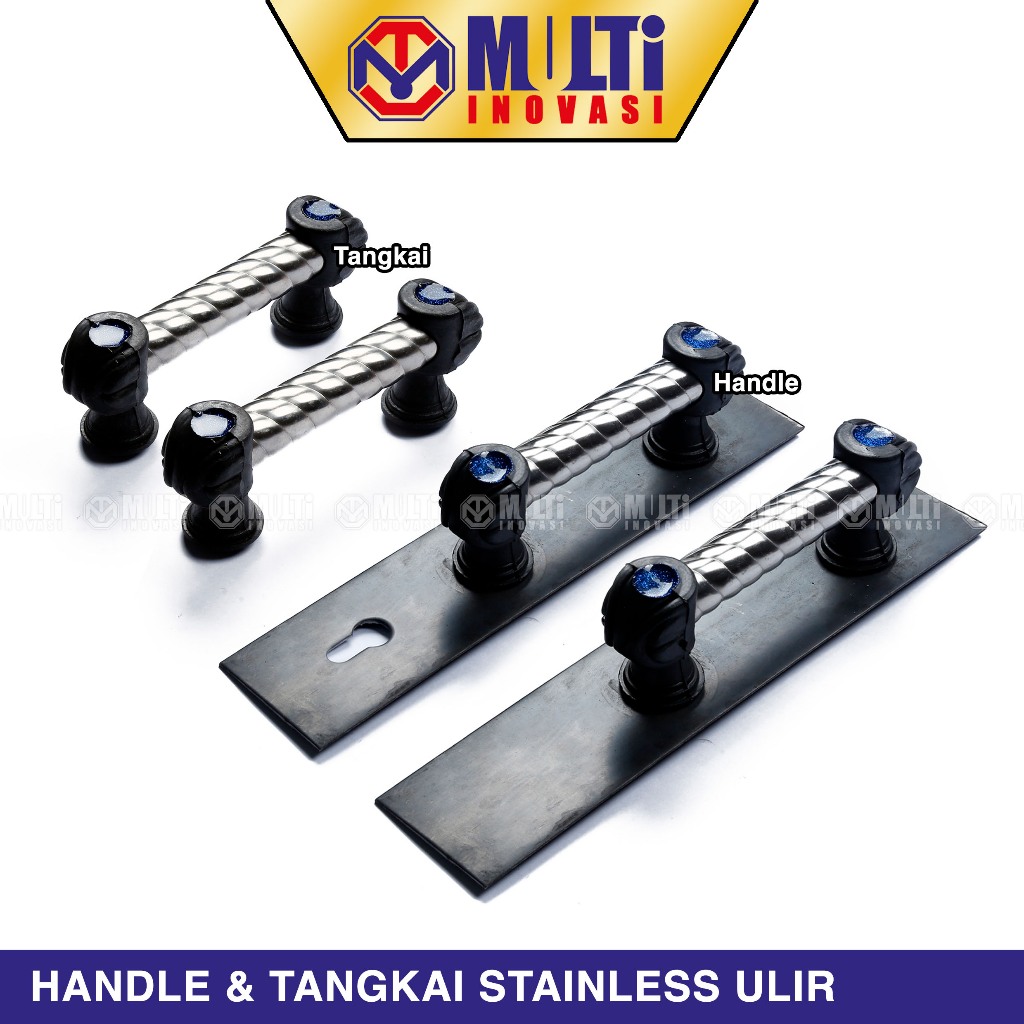 Handle Handel Tangkai Pintu Folding Gate Stainless Combined Ulir