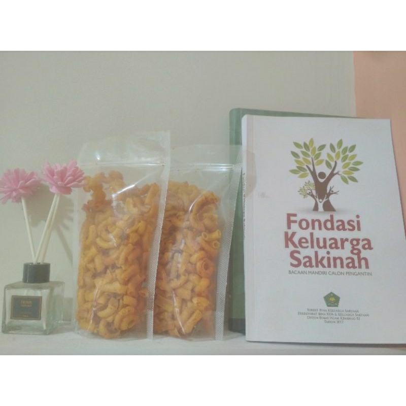 

Makaroni Bantet Pedas Daun Jeruk gurih 100gram