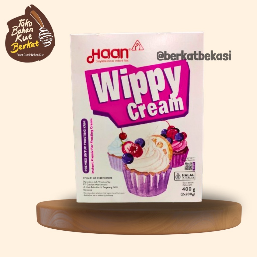 

WHIPPING CREAM HAAN/ WIPPY CREAM INSTANT TOPPING POWDER 200 GR