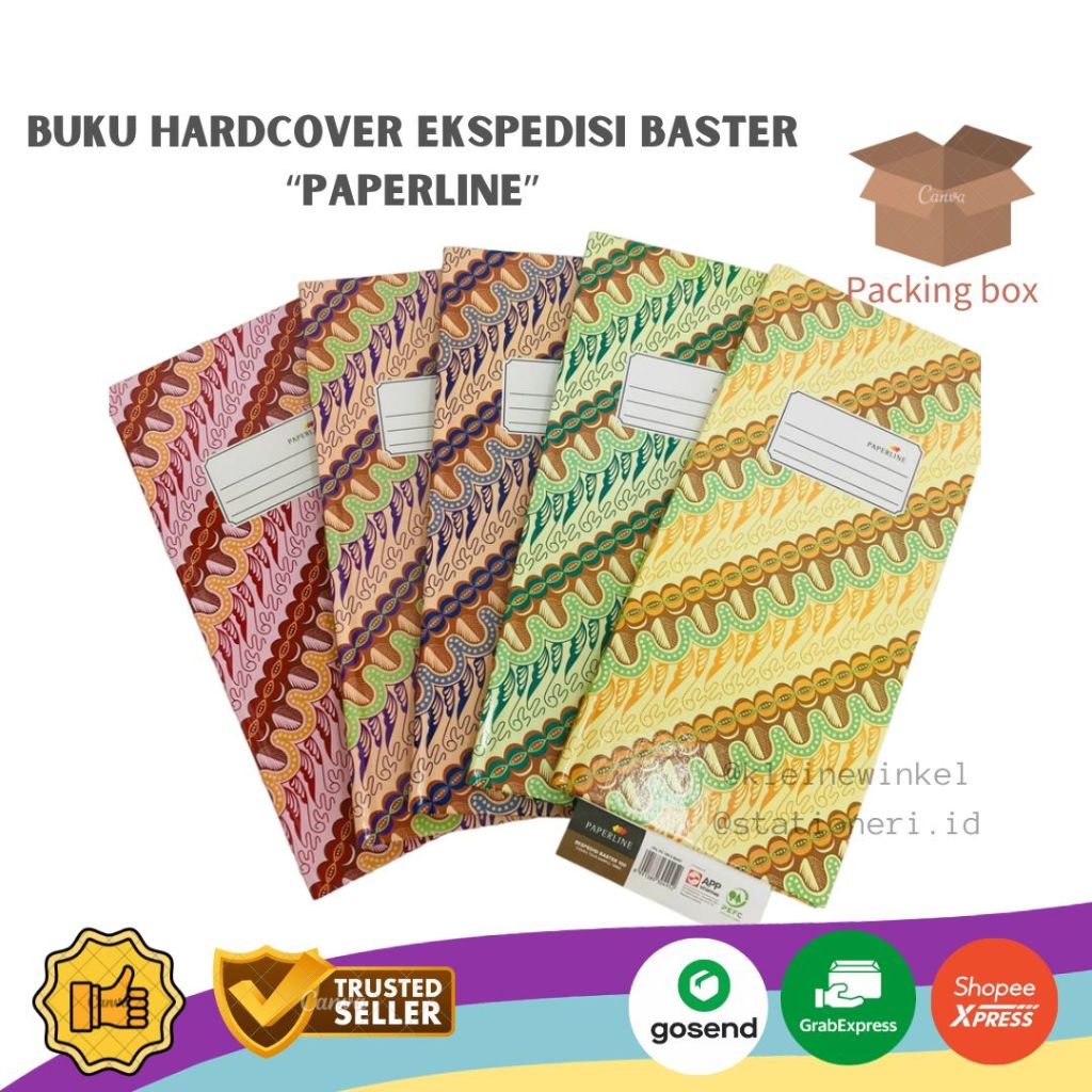 

Buku Hard Cover Ekspedisi BASTER PAPERLINE isi 100 lembar [ 1 PCS ]