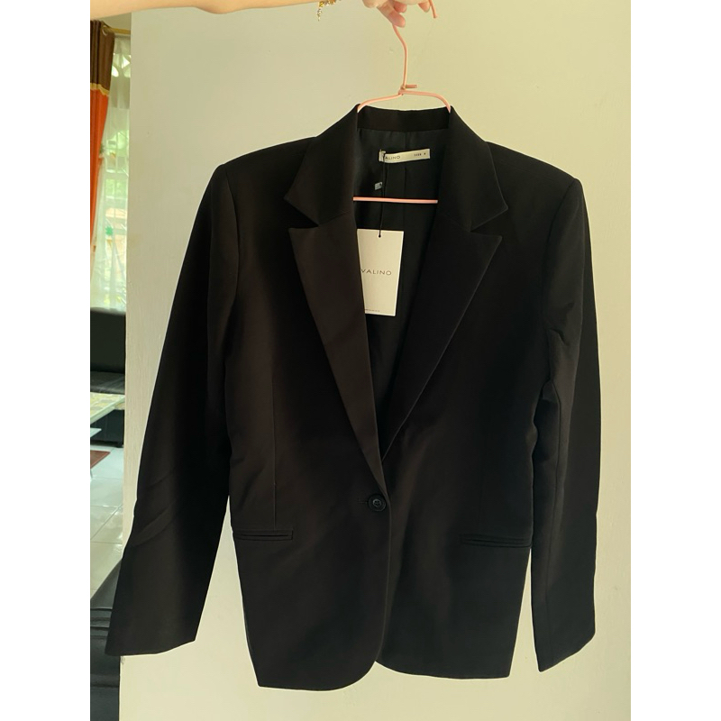 VALINO LADIES Blazer Wanita Hitam- Size 8