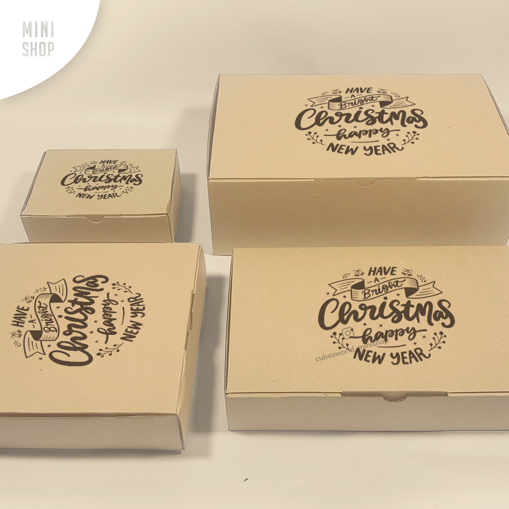 

Box Kado Kardus Hampers Natal Tahun Baru ( Christmas / New Year )