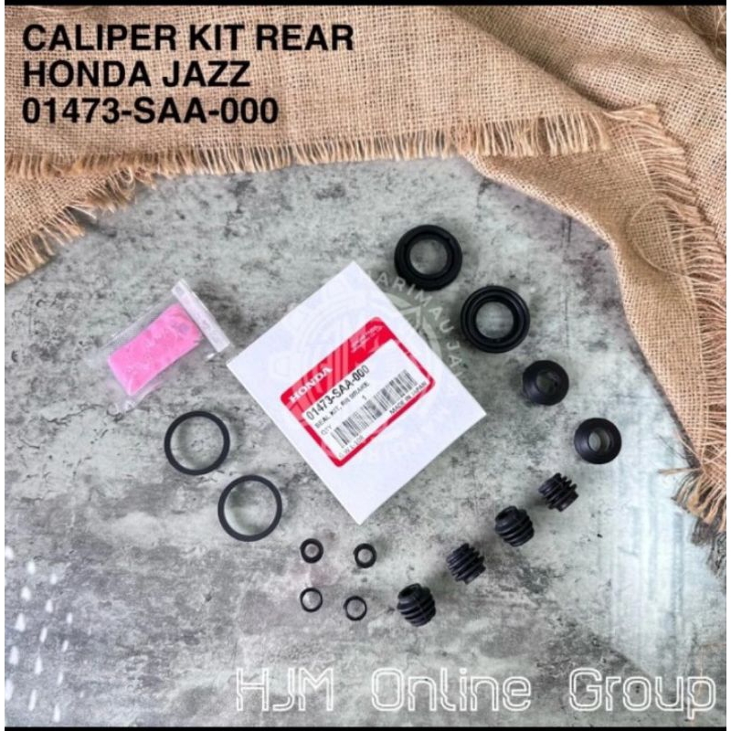 caliper kit seal kit karet rem cakram belakang honda jazz GE8 RS original