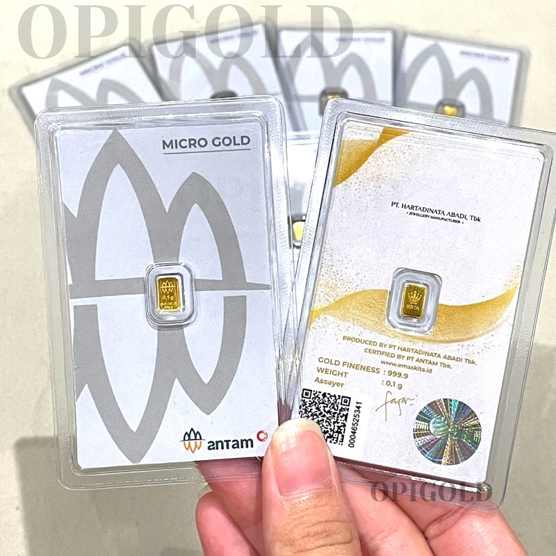 Discount Today LM Micro Gold ANTAM Hartadinata Logam Mulia 1 1 gram Premium Series EmasKITA Emas Kit