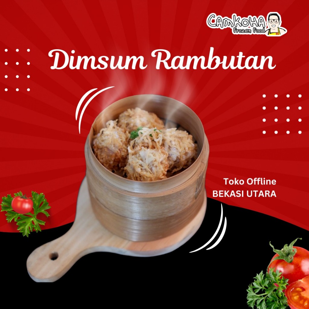 

BEKASI Dimsum Rambutan, isi 25pcs ( INCLUDE SAUS )