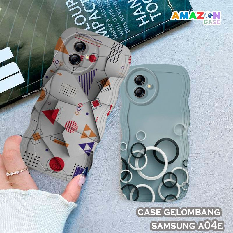 Softcase gelombang SAMSUNG  A04E > case custom > case SAMSUNG > Aksesoris Handphone > Casing HP SAMS