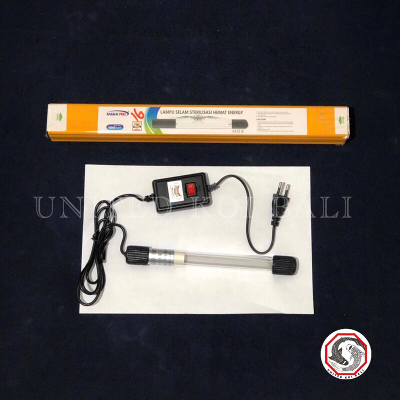 LAMPU UV SAKKAI PRO 16 watt STERILISASI KOLAM IKAN KOI