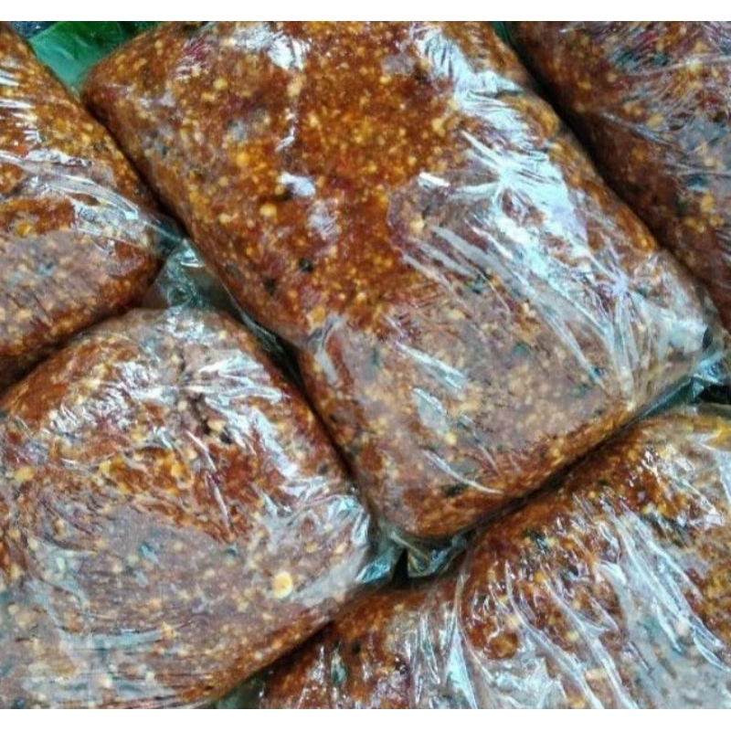 

Sambel Pecel pedas Asli Gurih Kemasan 1KG