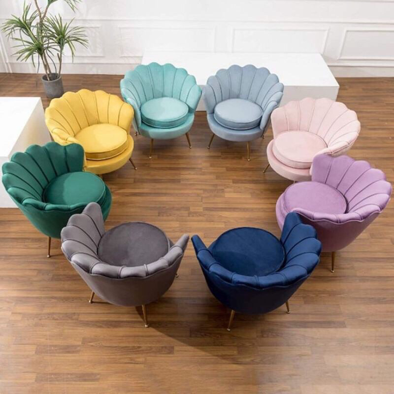 sofa kerang sofa minimalis sofa single seater kursi sofa