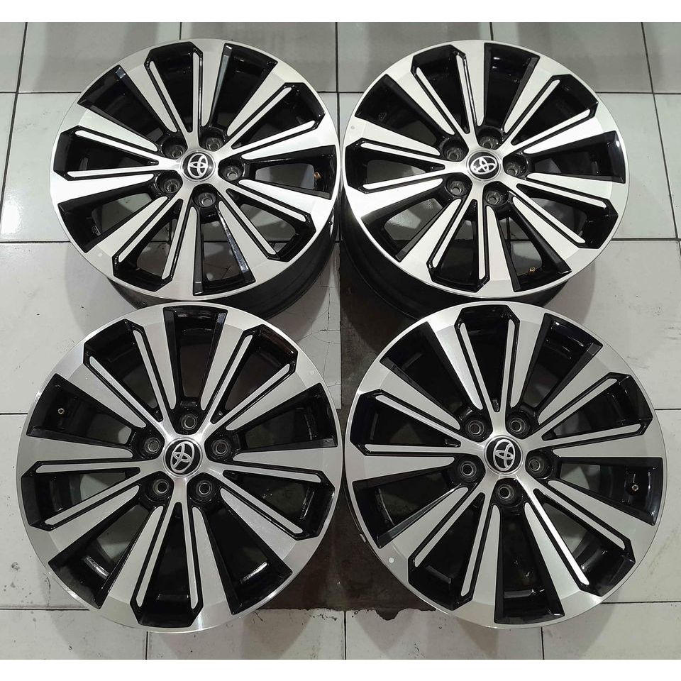 VELG MOBIL SECOND STANDAR ORI NEW AVANZA RING 16 PCD 5X100 TWOTONE