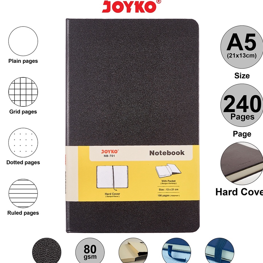 

Harga Murah JOYKO NOTEBOOK DIARY A5 HARD COVER BUKU CATATAN JURNAL A5 JOYKO AGENDA KECIL GARIS KOTAK POLOS TITIK NB71 NB72 NB73