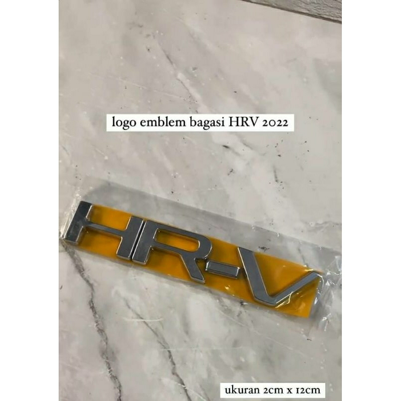logo emblem bagasi honda hrv 2022