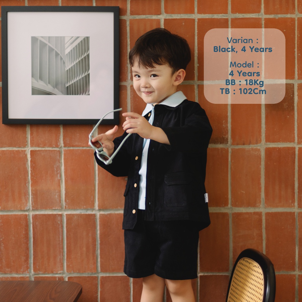 Nice Kids - Premium Chino Raglan Jacket (Jaket Anak 1-6 Tahun Unisex)