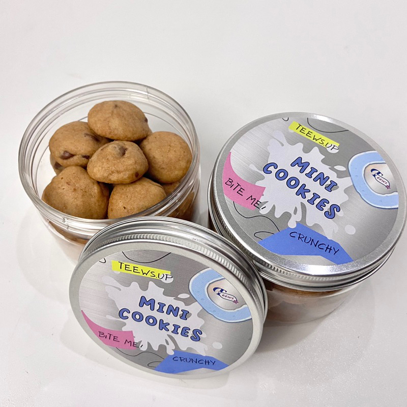 

[ TEEWS.UP ] Mini Crunchy Chocolate Chip Cookies / Mini cookies / Crunchy Cookies