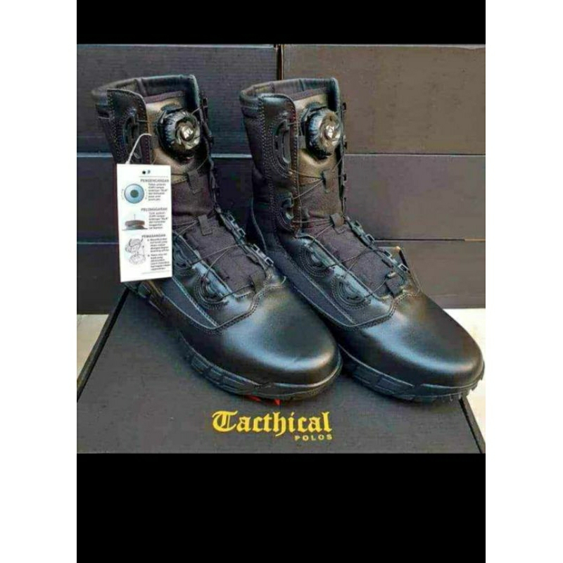 SEPATU TACTICAL TALI PUTAR