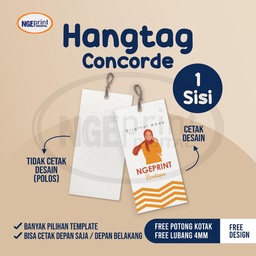 

Hang Tag 1 Sisi CONCORD / Hang Tag Baju / Hang Tag Custom Ulang Tahun Anak / Hang Tag Label Baju / Hang Tag Suvenir / Label Baju / Hang Tag Souvenir