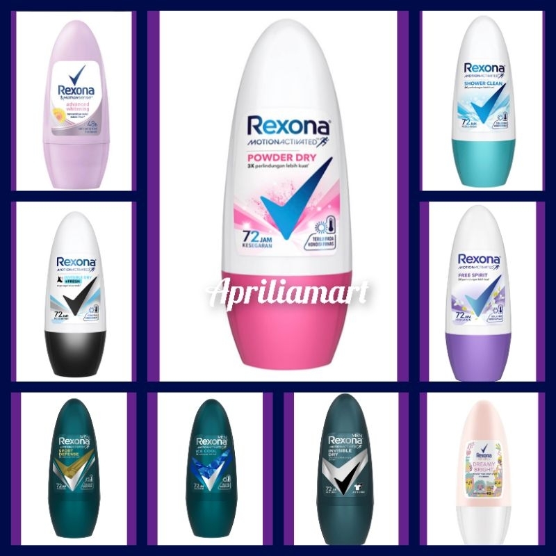 Rexona Deodorant Roll On Cowok/Cewek  45ml