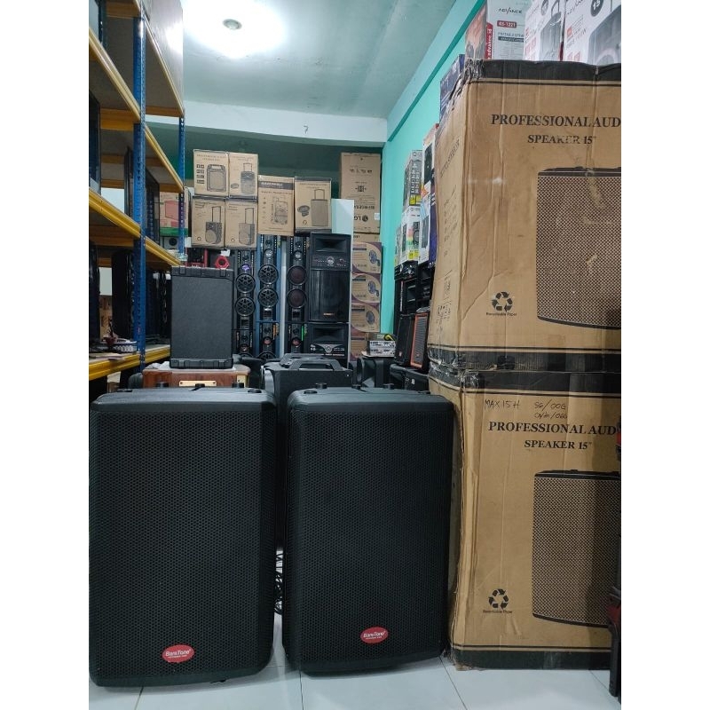 Speaker Aktif Baretone 15 Inci MAX15H Active 15H Sepasang 800W