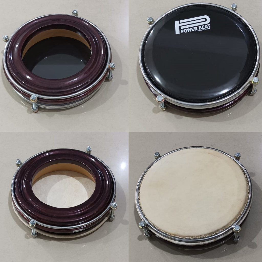 Tam ( Keprak / Tung ) Rebana / Hadroh ( Hadrah )/ Marawis. Head Mika 8 inci