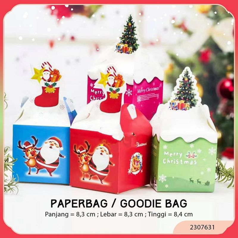 

Goodie Bag Box Natal Permen dan Cookies