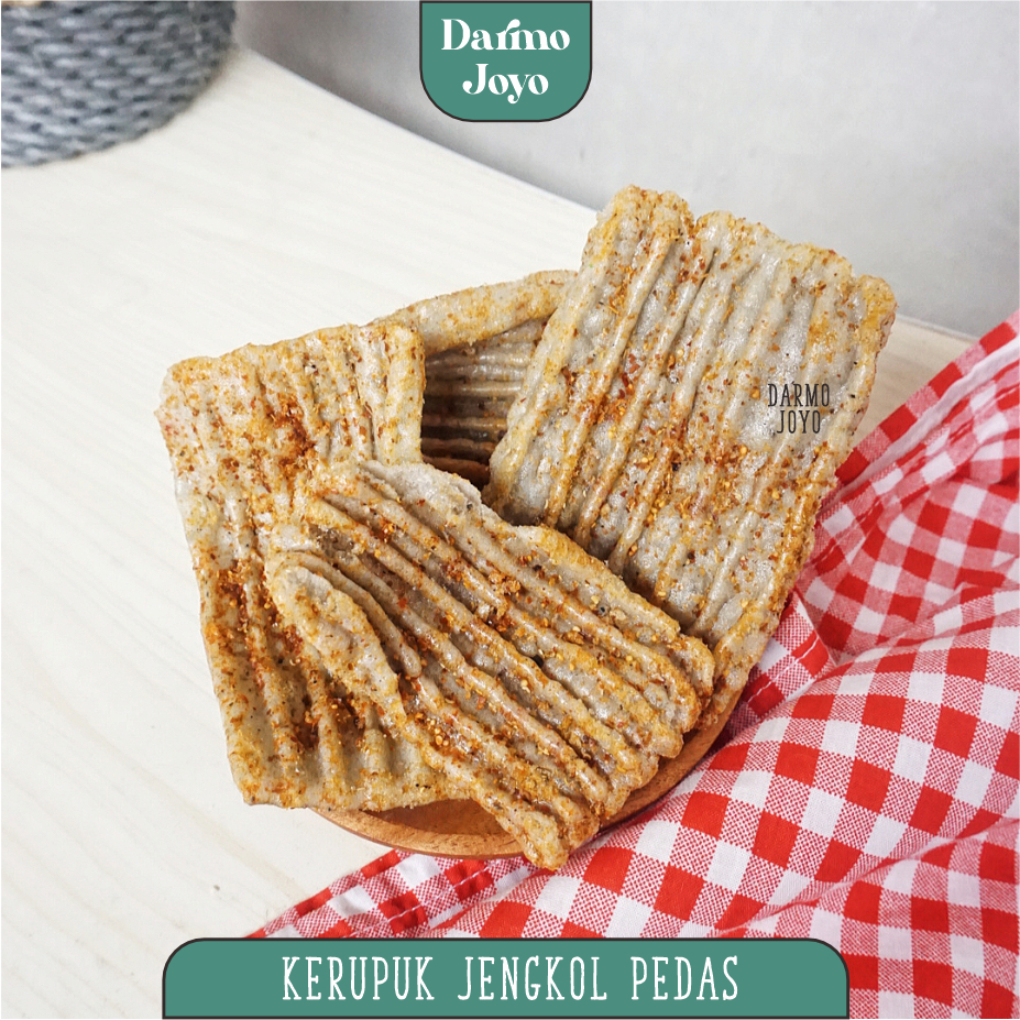 

Kerupuk Jengkol Pedas 200gr - DARMO JOYO - Krupuk Pedes Seblak Renyah Jadul Gurih Camilan Cemilan Jajanan Snack Kiloan