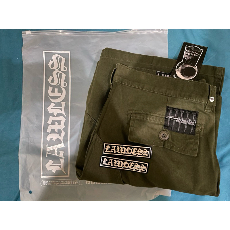 Lawless Jakarta Cargo Carbine Short - Olive Green XXL