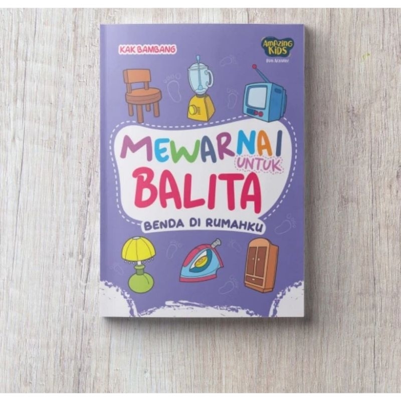 

Buku Mewarnai - Coloring Book Benda di Rumahku Untuk Balita/Paud