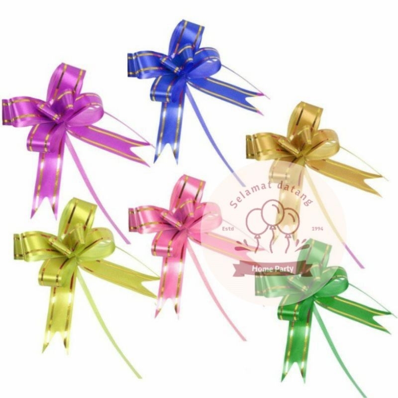 

Pita Tarik Elegant Lis Mas Simple isi 10pcs