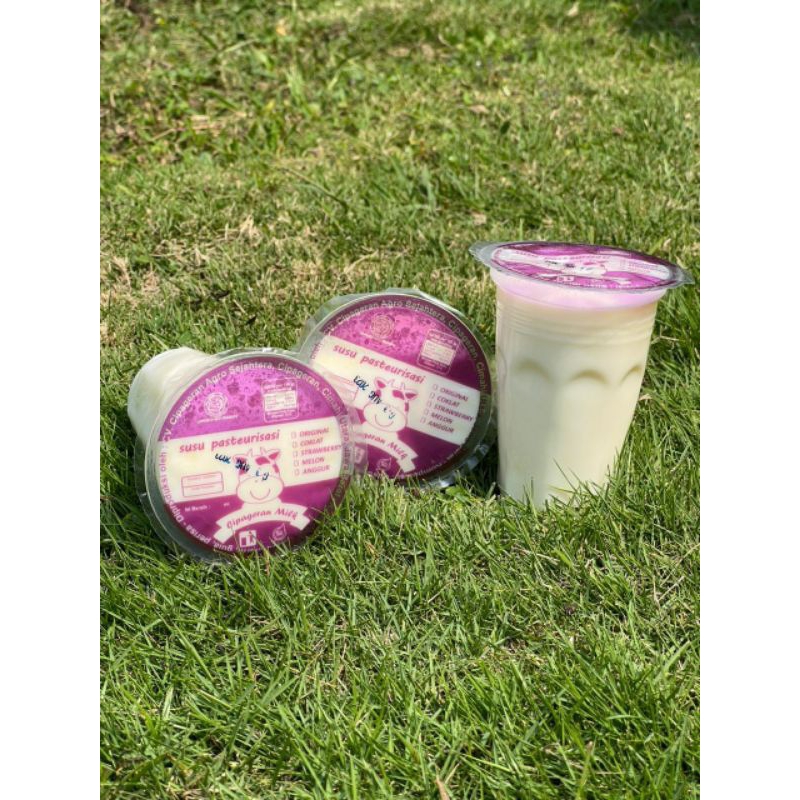 

susu Pasteurisasi cup/susu aneka rasa 180ml