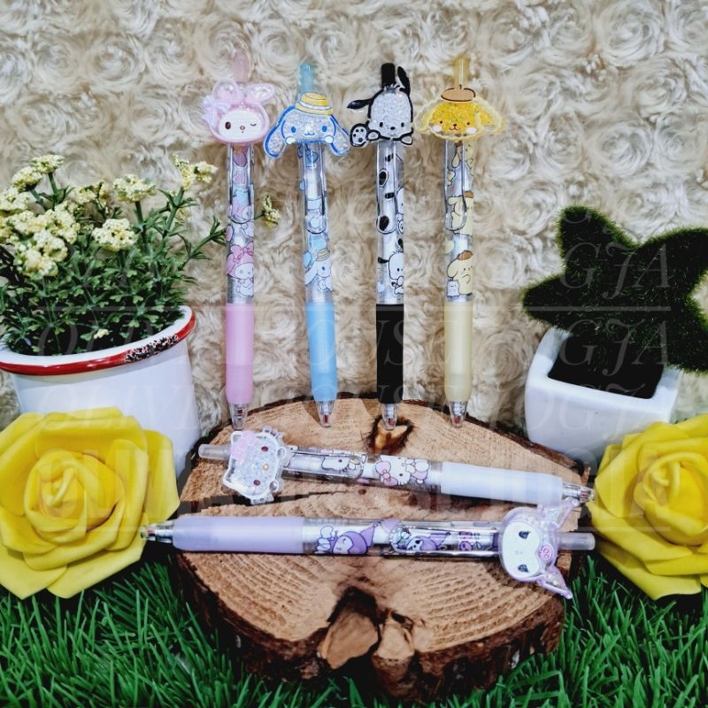 

Bolpoin 2D Akrilik Glitter Sanrio 8160 Pen 2D Akrilik Glitter Kuromi Cinnamoroll My Melody Pompopurin Pochacco Hello Kitty