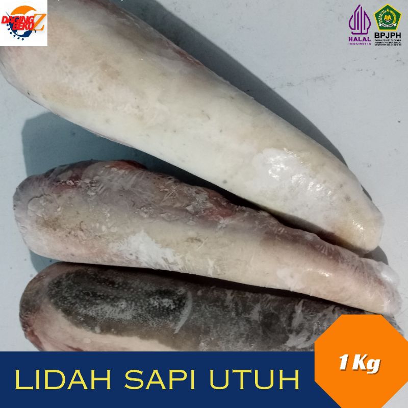 

LIDAH UTUH SAPI BEKU 1Kg / Beef TONGUE FROZEN HALAL