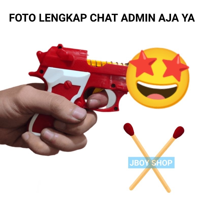 MAINAN PISTOL NERF LOKAL KOREK / MAINAN PISTOL NERF RING CAPS / PISTOL NERF DOMPIS / MAINAN ANAK LAK