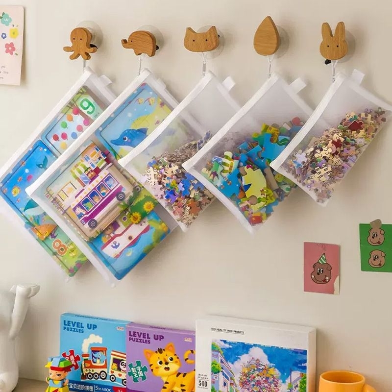 

Tempat Penyimpanan Dokumen Mainan Puzzle Storage Zipper Bag Pouch Pensil Transparan A4 A5 A6