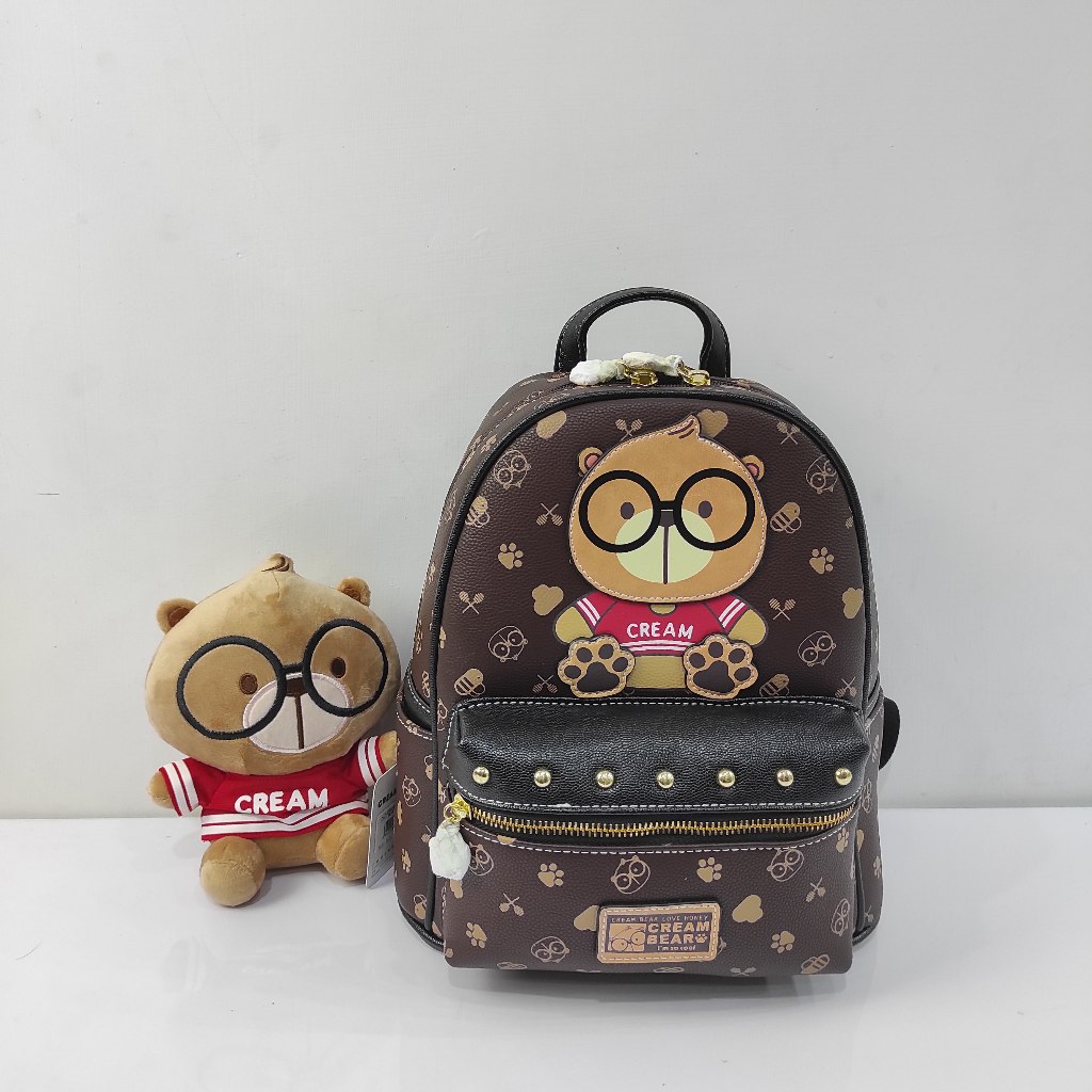 Tas Ransel Creambear C10884 ORIGINAL-tas creambear-creambear original-cream bear