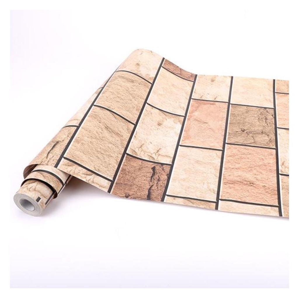 WALLPAPER MOTIF BATU ALAM | WALLPAPER MURAH UK 45 CM X 8M / 7,5M | WALLPAPER DINDING