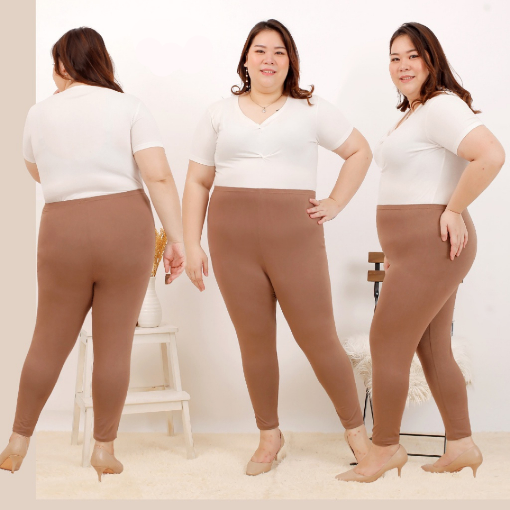 Leging Wanita Jumbo Tebal Premium Leging Wanita Sandek Tebal Lejing Premium Legging Big Size Legging