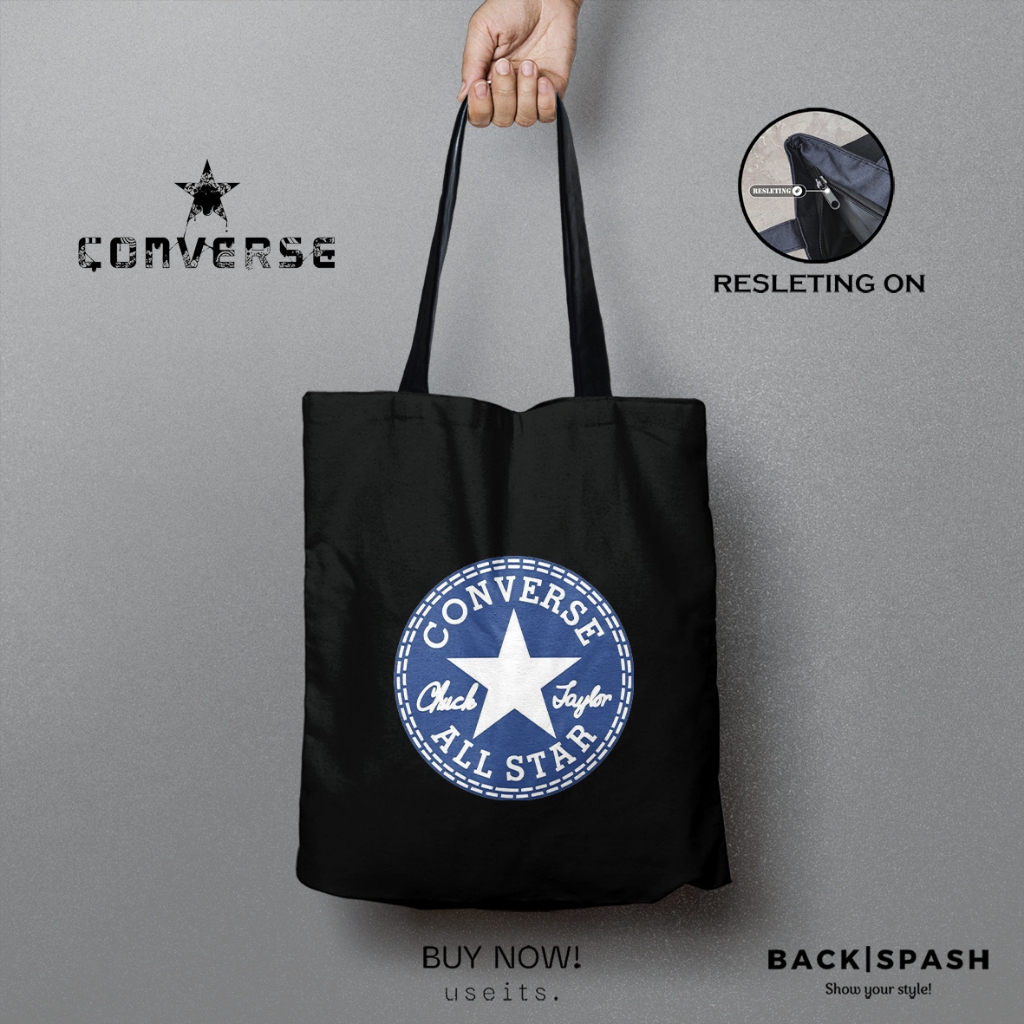 Totebag Converse - Converse Wanita - Converse Pria - Totebag Wanita - Totebag Pria - Totebag Kuliah 