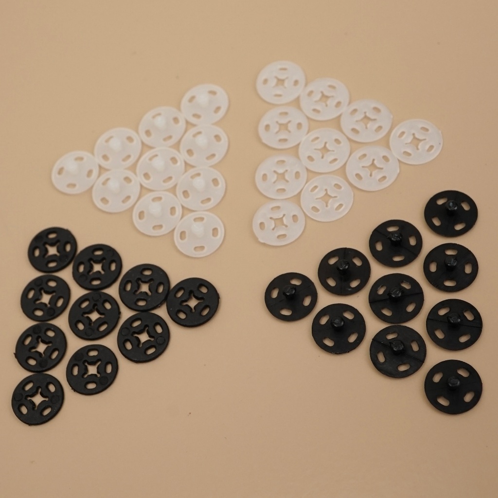 Kancing Cetet Plastik | Kancing Jepret Plastik Snap Button | Istana Kancing