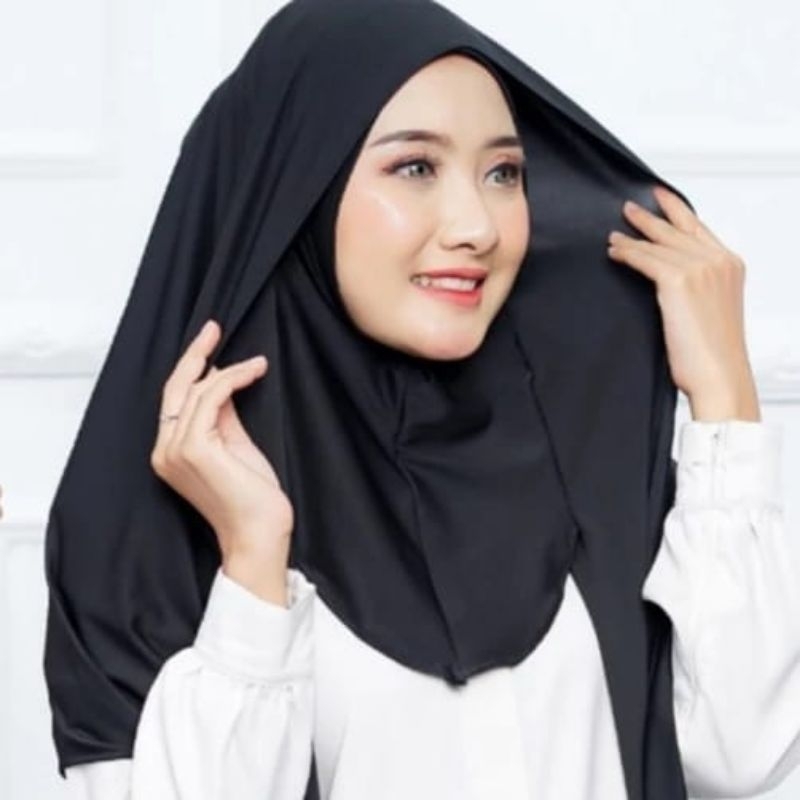 PASMINA INER JERSEY NUTUP LEHER/PASHMINA INNER JERSEY OVAL NUTUP LEHER PREMIUM /KERUDUNG HIJAB INSTA