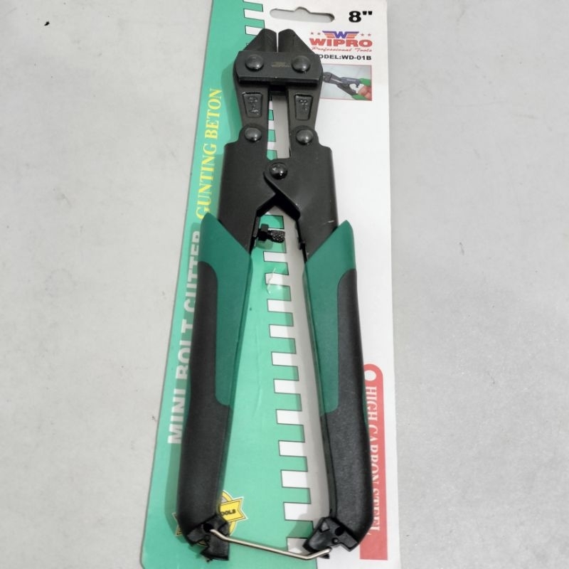 BOLT CUTTER "WIPRO" 8" HIJAU ||GUNTING BETON MINI 8 INCH