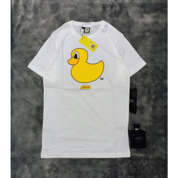 KAOS PANCOAT - DUCK LOGO MIRROR ORIGINAL 1:1 - Kaos pancoat putih bebek - Kaos Best seller