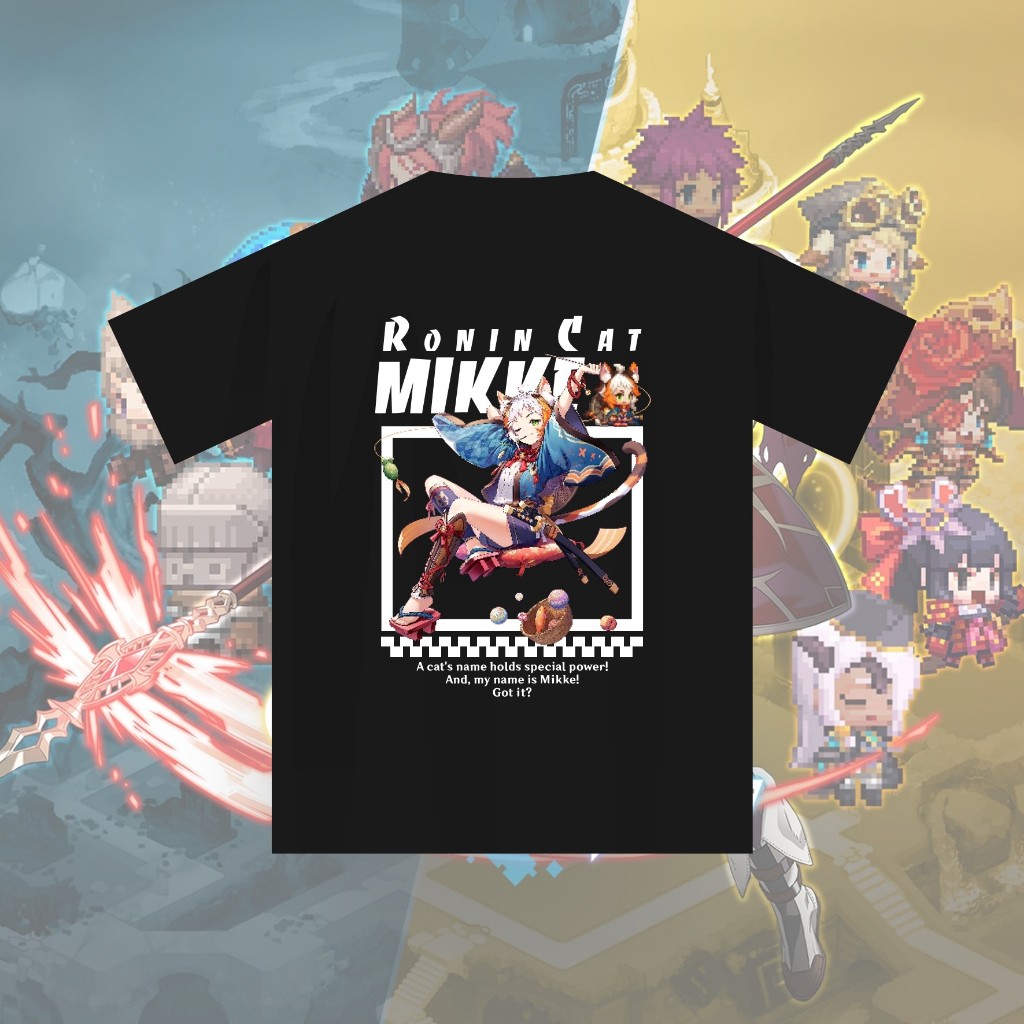 Kaos Guardian Tales MIKKE Cotton Combed 30s