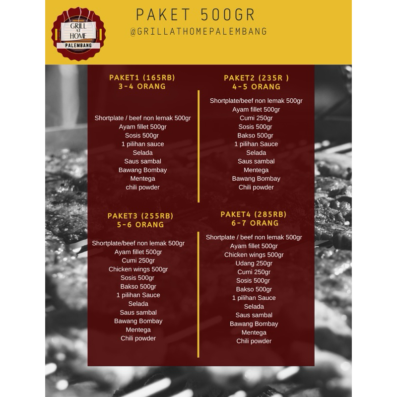 

PAKET 500GR (TANPA ALAT)