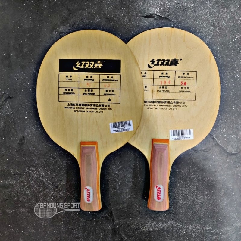 Kayu Bet Pingpong DHS Double Happiness / Kayu Bad Tenis Meja DHS Double Happiness