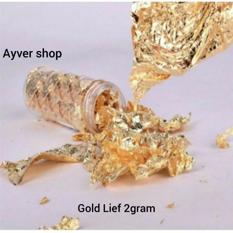 

Edible Gold&Silver Lief/Springkle Hiasan kue